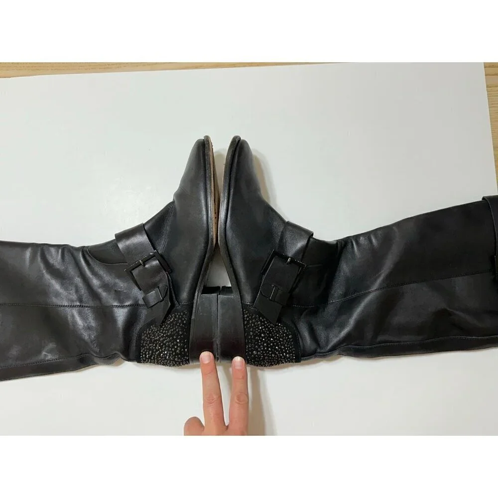 Brian Atwood Dita Tall Knee Riding Boots Size 10